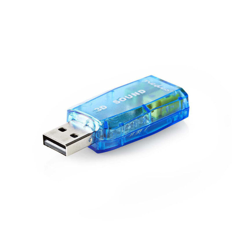 Product thumbnail Geluidskaart | 5.1 | USB 2.0 | Microfoonaansluiting: 1x 3.5 mm | Headset-aansluiting: 3.5 mm Male