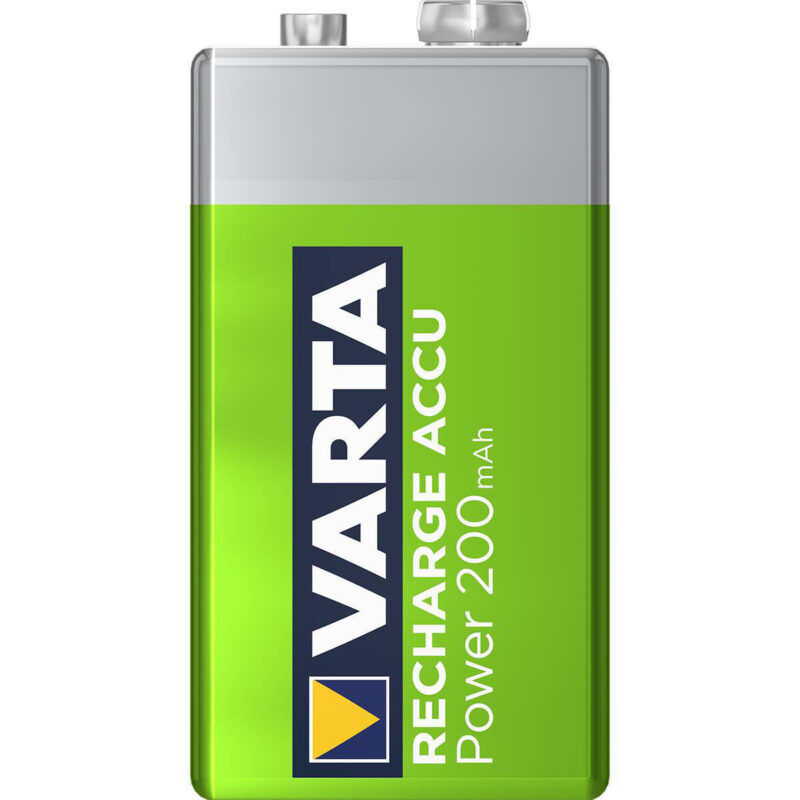 Product thumbnail Oplaadbare NiMH Batterij E-Block 9V 200 mAh 1-Blister
