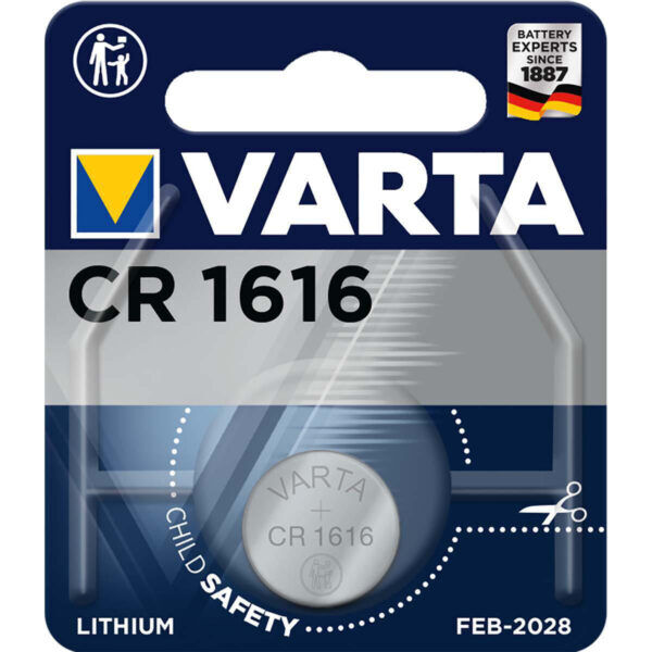 Lithium Knoopcel Batterij CR1616 3V 1-Blister - Afbeelding 2
