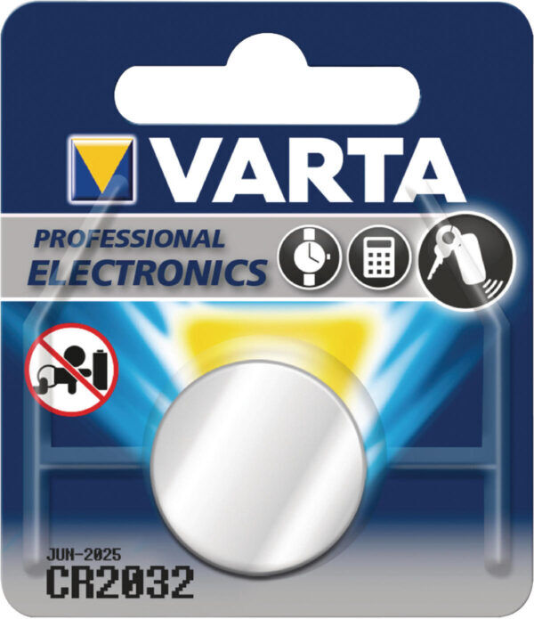 Lithium Knoopcel Batterij CR2032 3V 1-Blister - Afbeelding 3