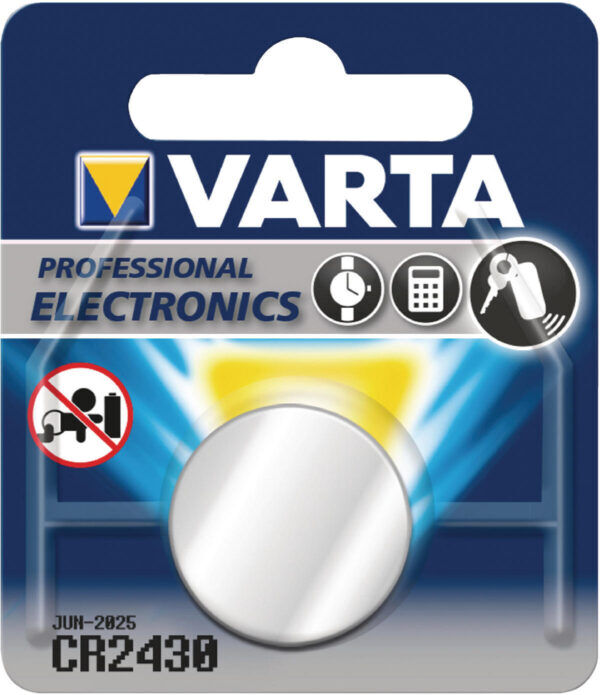 Lithium Knoopcel Batterij CR2430 3V 1-Blister - Afbeelding 4