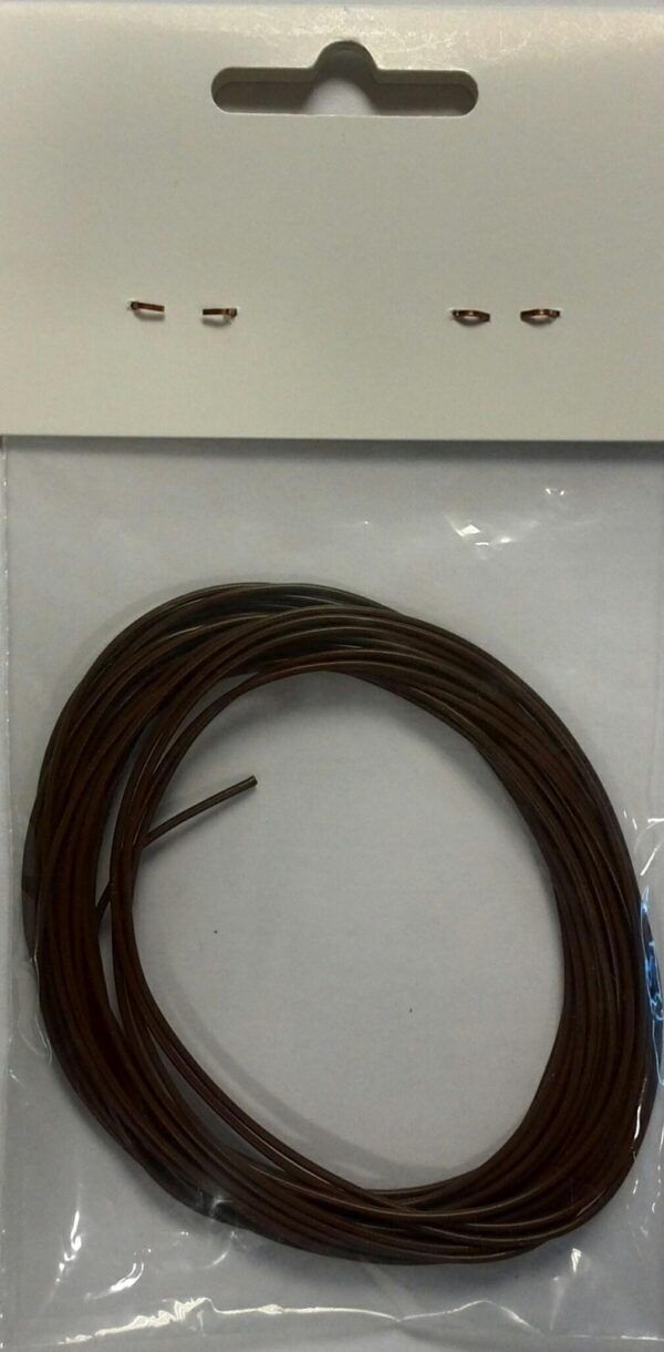 Soepel Montage snoer 0,14mm² bruin 10 meter