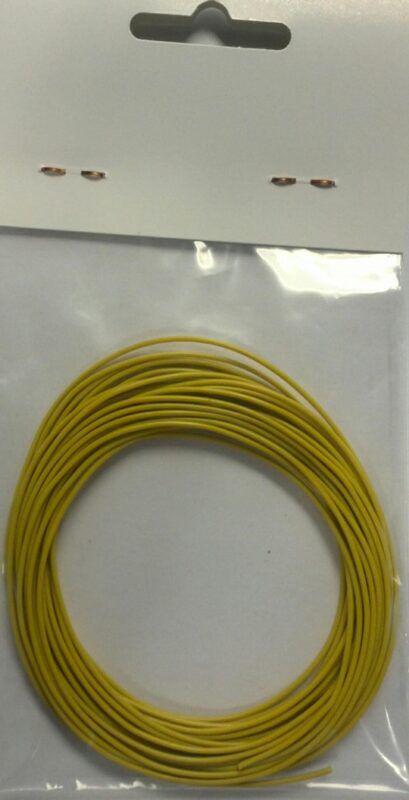 Product thumbnail Soepel Montage snoer 0,14mm² geel 10 meter