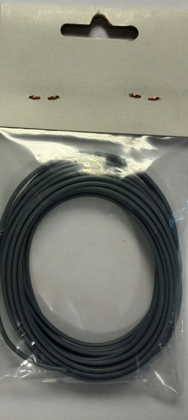 Soepel Montage snoer 0,14mm² grijs 5 meter