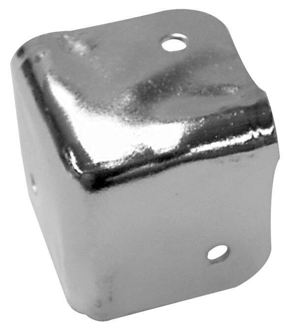 Product thumbnail BESCHERMING VOOR LUIDSPREKERBEHUIZING, WIT METAAL, 38 x 38mm x 90