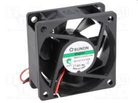 Product thumbnail Ventilator 60x60x25mm 24Vdc 32,78m/uur 30dBA - kogellager