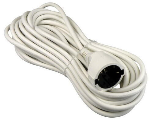Product thumbnail Verlengsnoer 10 meter wit VMVL 3x1,5mm²
