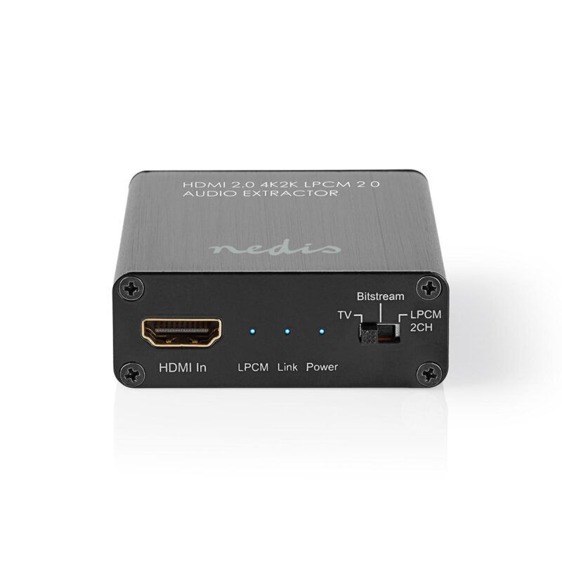 Product thumbnail HDMI-Extractor | Input: HDMI | Output: TosLink Female / Jack 3,5 mm | 4K@60Hz