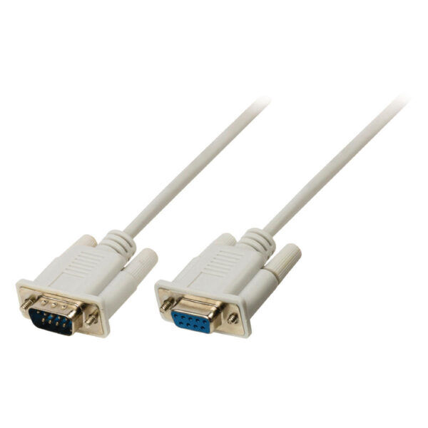 Seriële verlengkabel | SUB-D 9-Pins Male - SUB-D 9-Pins Female | 10 meter - Afbeelding 2