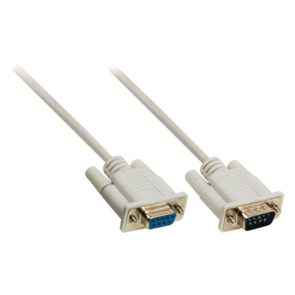 Seriële verlengkabel | SUB-D 9-Pins Male - SUB-D 9-Pins Female | 10 meter - Afbeelding 3