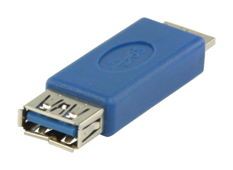Product thumbnail USB 3.0-Adapter Micro-B Male - A Female Blauw