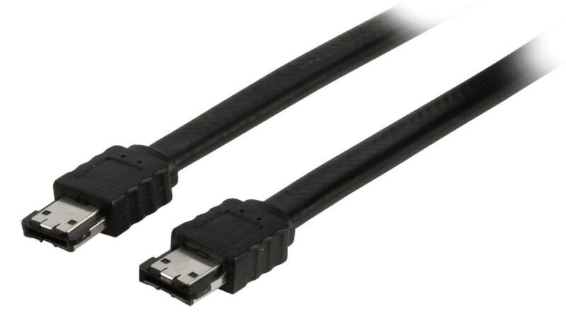 Product thumbnail SATA 3 Gb/s Kabel Extern eSATA Male - eSATA Male 1 meter