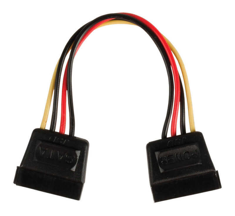 Product thumbnail Interne Stroomkabel SATA 15-Pins Female - SATA 15-Pins Female 0.15 meter