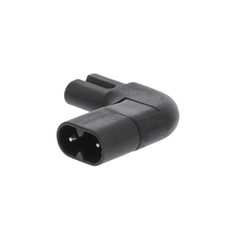 Product thumbnail Haakser Verloopstekker C7 Male - Female Zwart