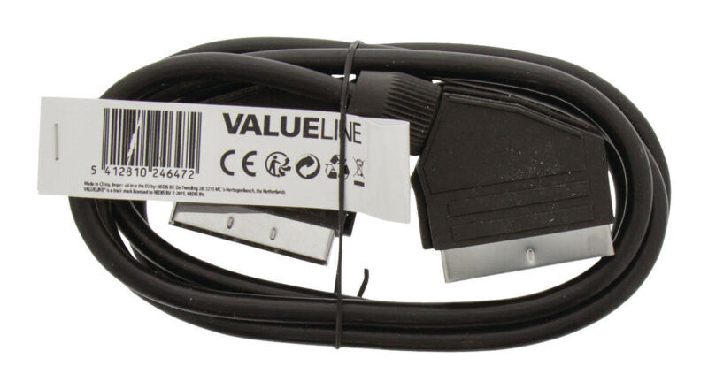 Product thumbnail SCART Kabel SCART Male - SCART Male 1.50 m Zwart