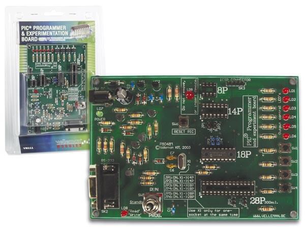 Product thumbnail PIC PROGRAMMER EN EXPERIMENTEERBORD