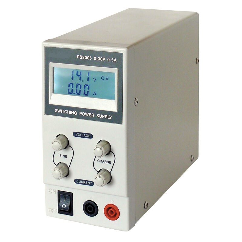 Product thumbnail LABORATORIUMVOEDING 0-30V 0-5A REGELBAAR