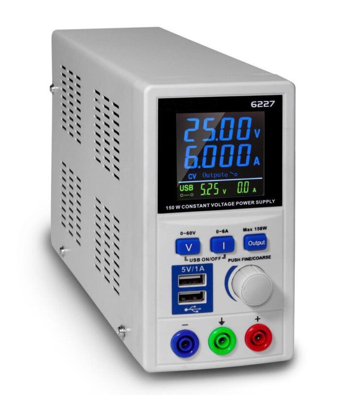 Product thumbnail LABORATORIUMVOEDING 0-60V 0-6A REGELBAAR