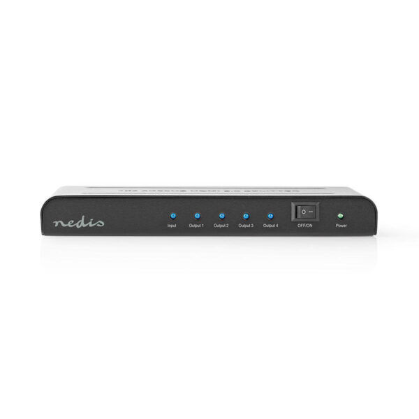 HDMI-Splitter | 4-Poorts | 1 x HDMI Input | 4x HDMI Output | 4K@60Hz