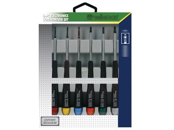 Product thumbnail SET VAN 6 PRECISIESCHROEVENDRAAIERS ('STER')