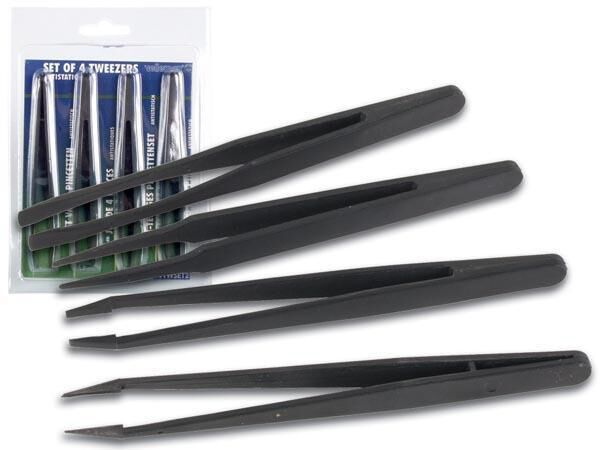 Product thumbnail SET VAN 4 NIET-GELEIDENDE PINCETTEN