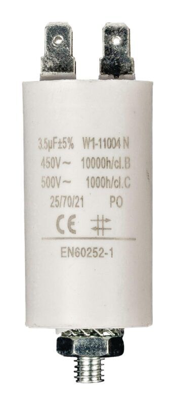 Product thumbnail AANLOOPCONDENSATOR 3.5UF 450V + AARDE