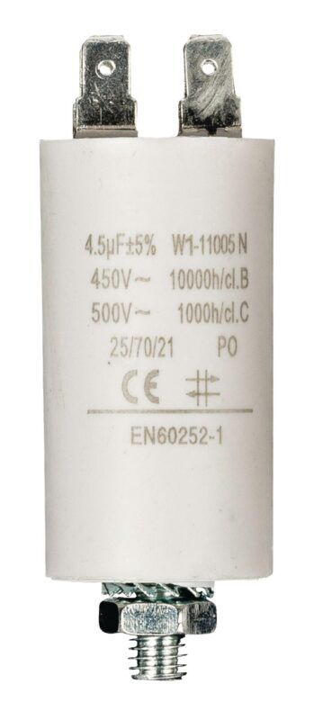 Product thumbnail AANLOOPCONDENSATOR 4.5UF 450V + AARDE