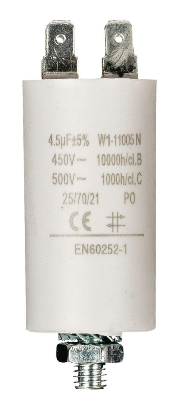 AANLOOPCONDENSATOR 4.5UF 450V + AARDE