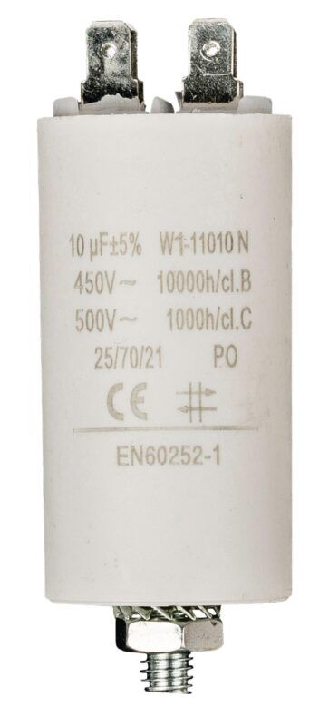 Product thumbnail AANLOOPCONDENSATOR 10UF 450V + AARDE