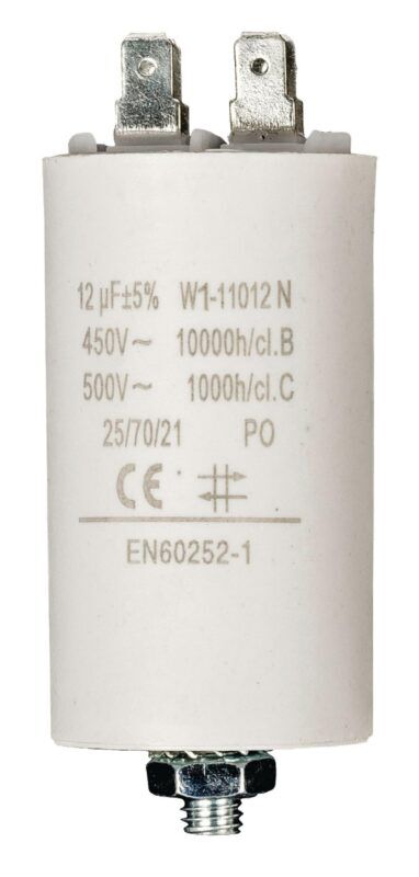 Product thumbnail AANLOOPCONDENSATOR 12UF 450V + AARDE