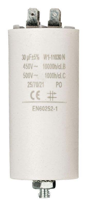 Product thumbnail AANLOOPCONDENSATOR 30UF 450V + AARDE