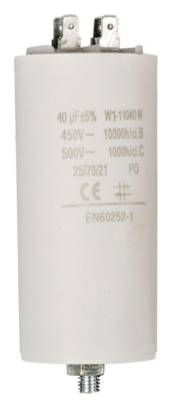 Product thumbnail AANLOOPCONDENSATOR 40UF 450V + AARDE