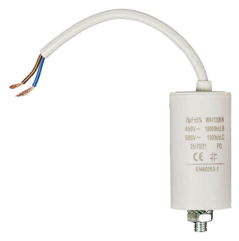 Product thumbnail AANLOOPCONDENSATOR 8UF 450V + KABEL
