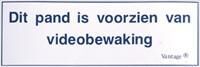 Product thumbnail Waarschuwingssticker camerabewaking