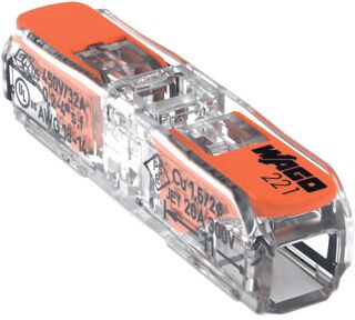 Product thumbnail WAGO DOORVOER VERBINDINGSKLEM 2 x 0.2 - 4 mm² VOOR ALLE KABELSOORTEN