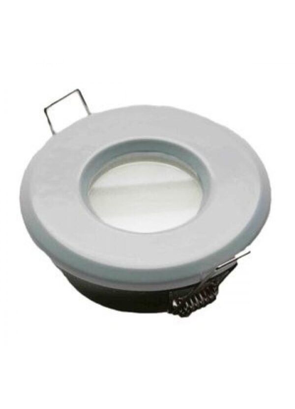 Plafond-inbouwspot rond wit IP65 voor badkamer