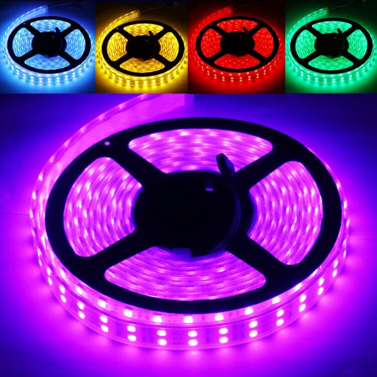 Product thumbnail 5 Meter Dual Row RGB LED-strip 120 LED's/meter