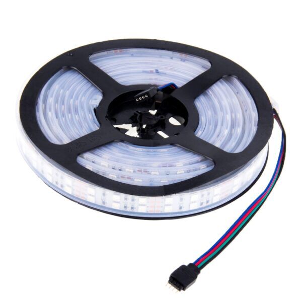 5 Meter Dual Row RGB LED-strip 120 LED's/meter - Afbeelding 2