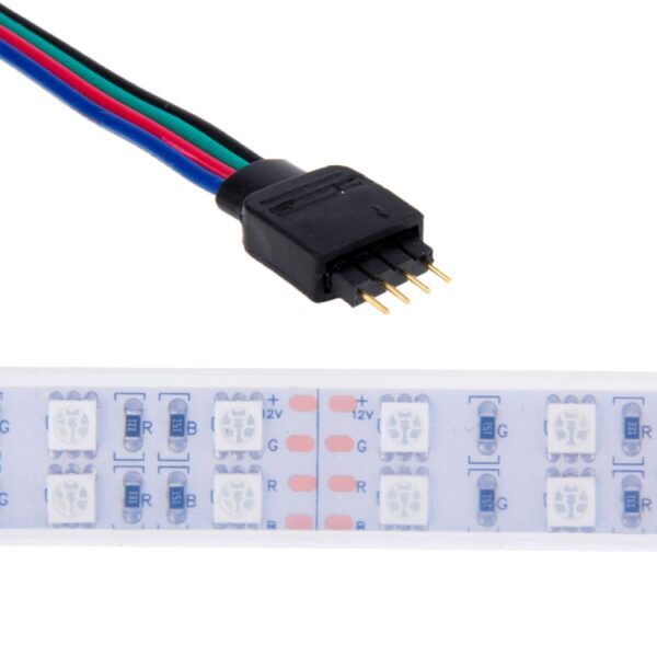 5 Meter Dual Row RGB LED-strip 120 LED's/meter - Afbeelding 5