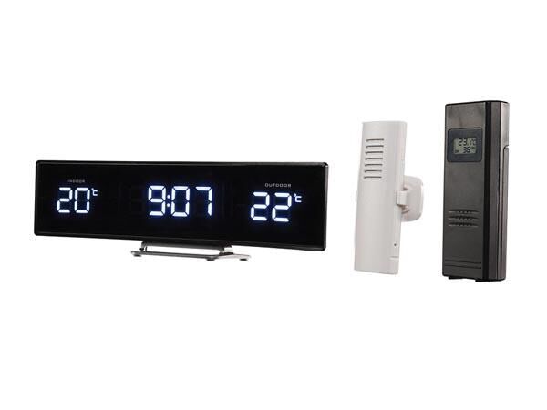 Product thumbnail KLOK MET BINNEN-/BUITENTEMPERATUUR