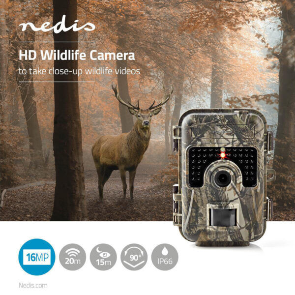 Wildcamera  | Nachtzicht | IP66 | Bereik: 20m | 2.4 " LCD-Scherm - Afbeelding 4