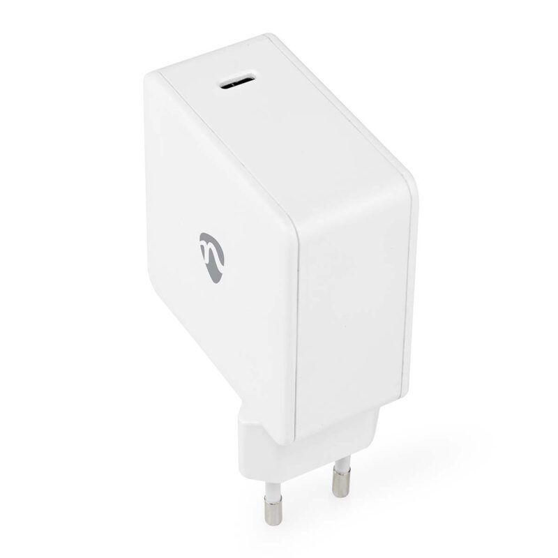 Product thumbnail USB-C Snellader | 100 W | GaN | 3.0 / 5.0 A | 1x USB-C | Wit