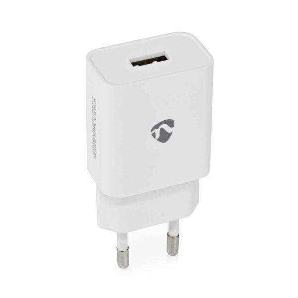 USB Oplader | 1x 2.4 A | USB-A | 12W | Wit