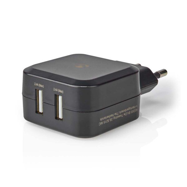 USB Oplader | 24 W | Snellaad functie | 2x 2.4 A | 2x USB-A - Afbeelding 6