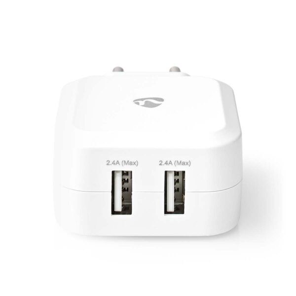 USB Oplader | 24 W | Snellaad functie | 2x 2.4 A | 2x USB-A - Afbeelding 5