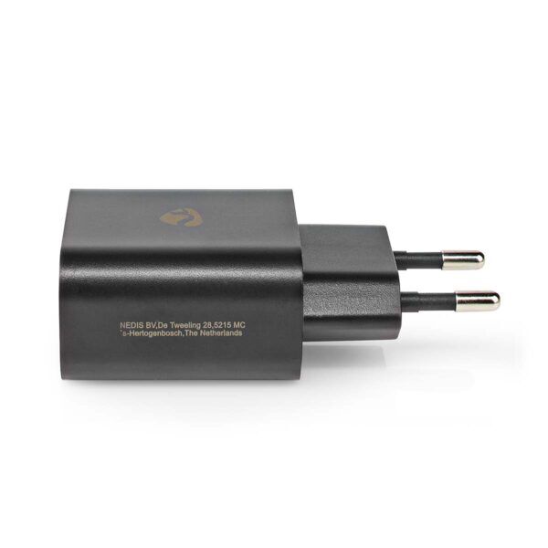 USB Oplader | 18 W | Snellader | 1.5 / 2.0 / 3.0 A | USB-A | Zwart - Afbeelding 5