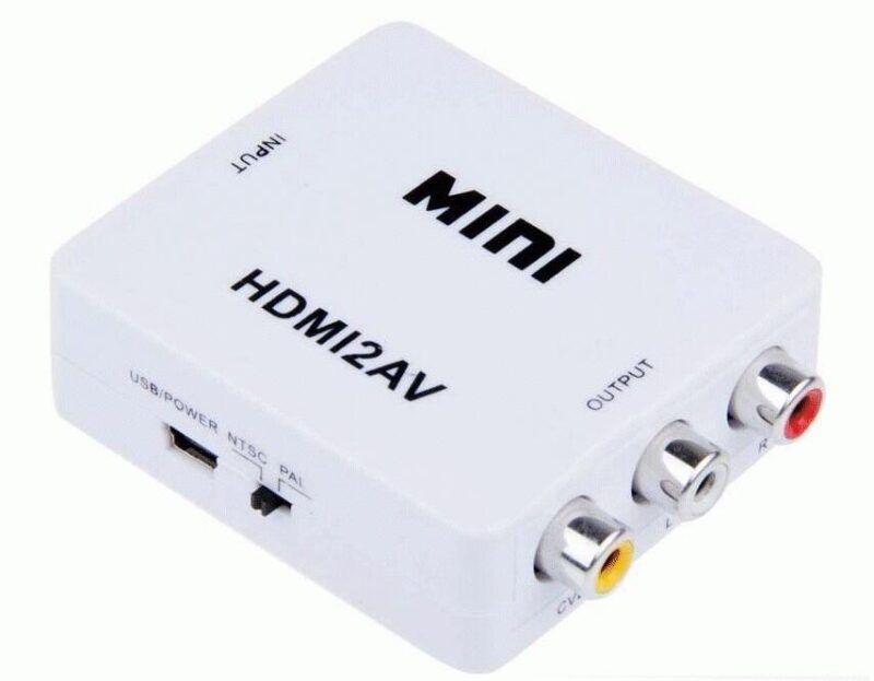 Product thumbnail HDMI naar AV converter RCA (composiet + audio)