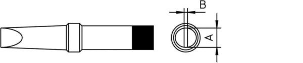 Weller Soldeerpunt 0,8 x 0,4 mm 370 ˚C - Afbeelding 2
