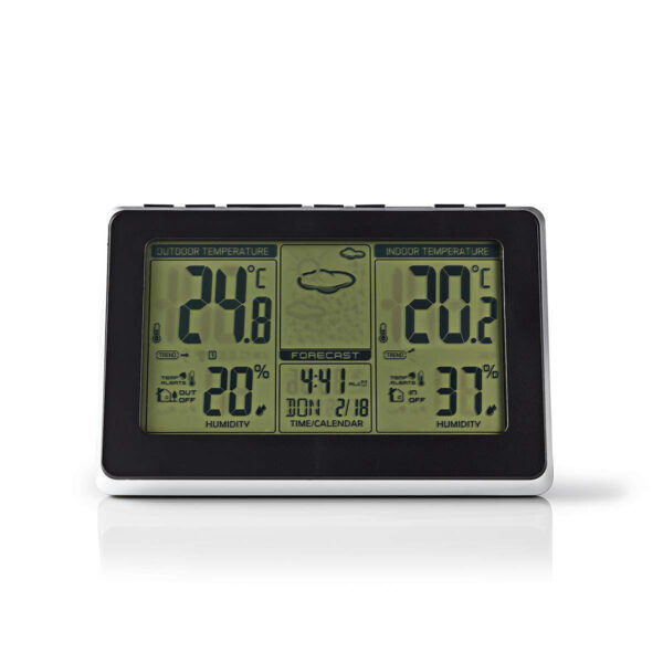 Weerstation | Binnen & Buiten | Inclusief draadloze weersensor - Afbeelding 5