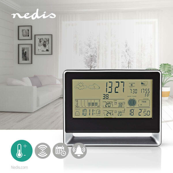 Weerstation | Binnen & Buiten | Inclusief draadloze weersensor - Afbeelding 9